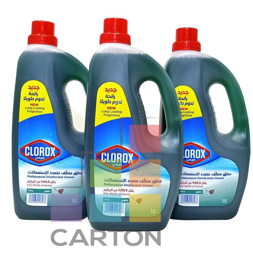 CLOROX DISINFECTANT CLEANER 3*1.5LTR